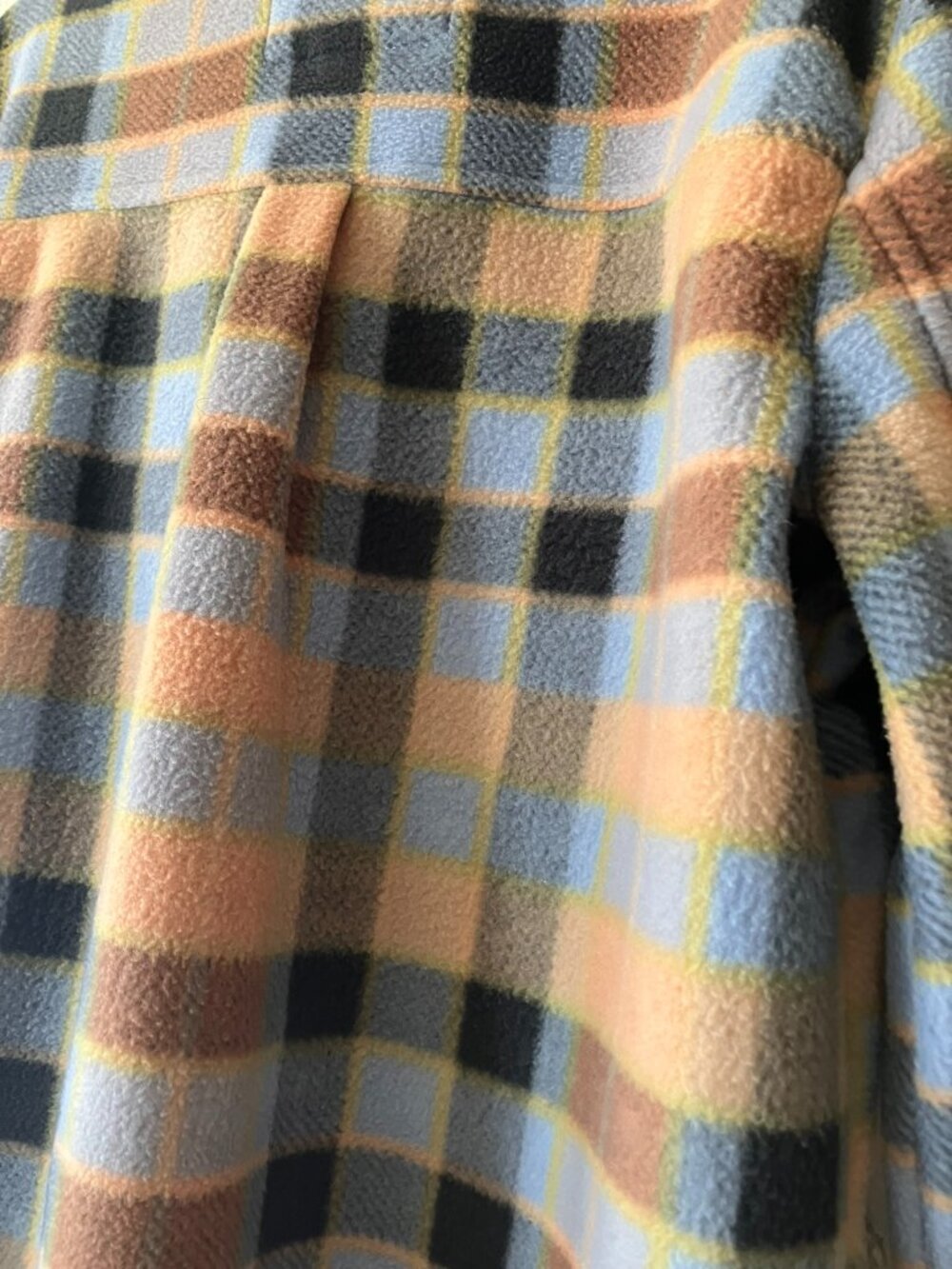 Billabong Adventure Division Fleece Flannel Shacket Women's Medium Plaid - Picture 6 of 11